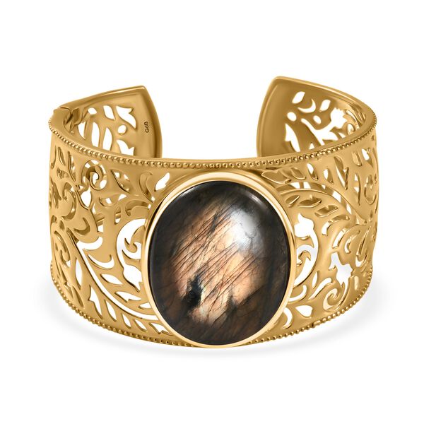 Labradorit Armreif, 18,5 cm - 70 ct.