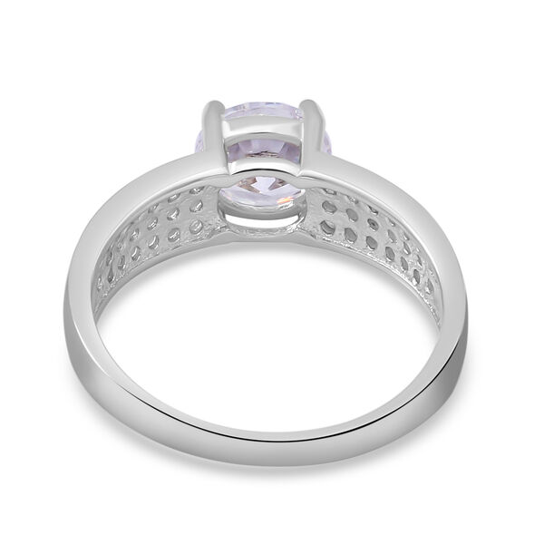 LUSTRO STELLA -  wei&szlig;er Zirkonia-Ring in Silber, 2,46 ct. image number 5