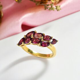 D'Joy AA Rhodolith Granat Ring - 2,42 ct.