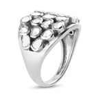 Polki Diamant Cluster-Ring in Silber image number 3