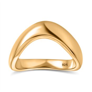 925 Silber 750 Gelbgold VermeilRing (Gr&ouml;&szlig;e 17.00) ca. 5,37g