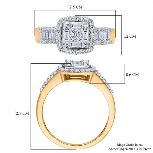 LUXURIANT DIAMOND- SGL zertifizierter  VS-EF Labor Diamant Ring - 1 ct. image number 5