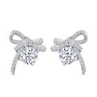 Moissanit Ohrringe 925 Silber rhodiniert ca. 1.63 ct