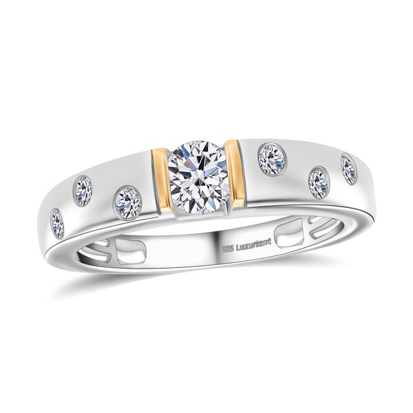 LUXURIANT SGL zertifizierter SI-GH Labor Diamant zweifarbiger Ring - 0,50 ct. image number 2
