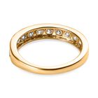 Diamant Half Eternity-Ring, I2-GH (Top-Wesselton) SGL zertifiziert, 585 Gelbgold (Größe 18.00) ca. 1.00 ct image number 5