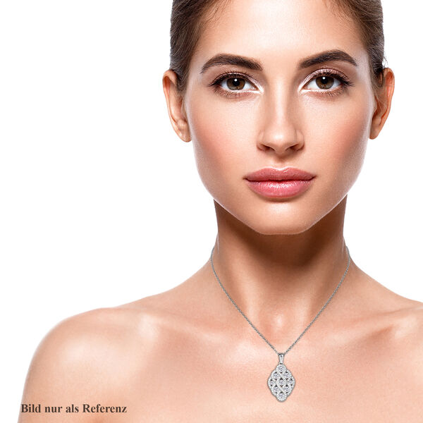 LUSTRO STELLA - wei&szlig;er Zirkonia-Anh&auml;nger - 1,73 ct. image number 2