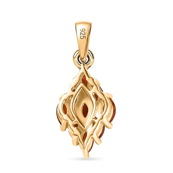 AAA Blaze Feueropal Schmuckset, 925 Silber 750 Gelbgold Vermeil - 1,16 ct. image number 10