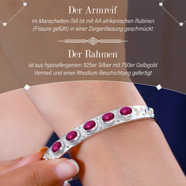 AA Afrikanischer Rubin-Armreif -19 cm  - 6,29 ct. image number 3