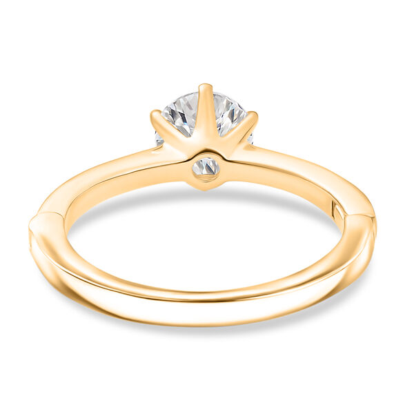D'Joy Moissanit Ring, 925 Silber vergoldet - 0,99 ct. image number 5