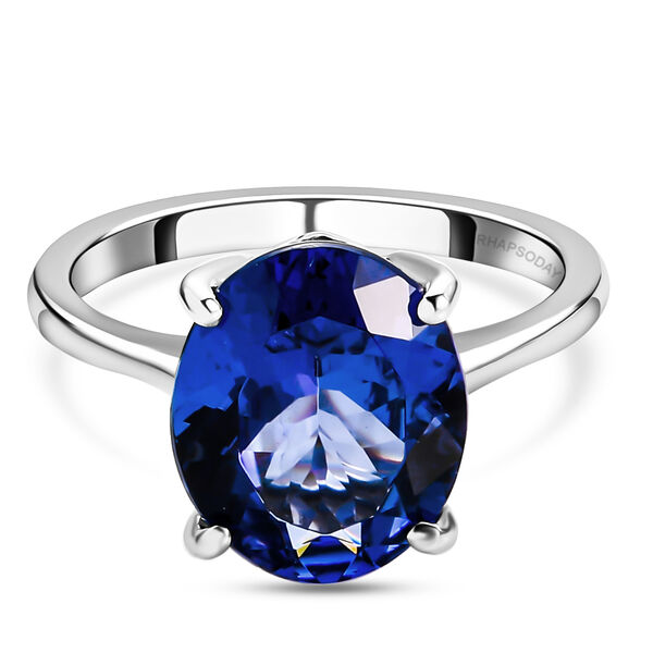 RHAPSODY - AAAA Tansanit Solit&auml;r-Ring, 950 Platin  ca. 5,01 ct