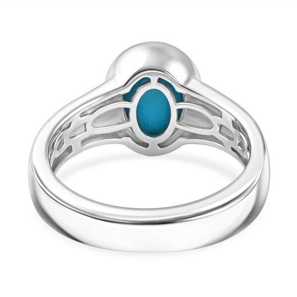 Rosa und wei&szlig;er Moissanit-Ring - 0,45 ct. image number 6