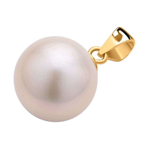 Wei&szlig;e Edison Perle Anh&auml;nger, 10,50 Ct. image number 4