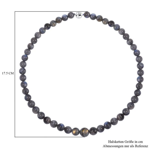 Labradorit Halskette, 50 cm - 310 ct. image number 3