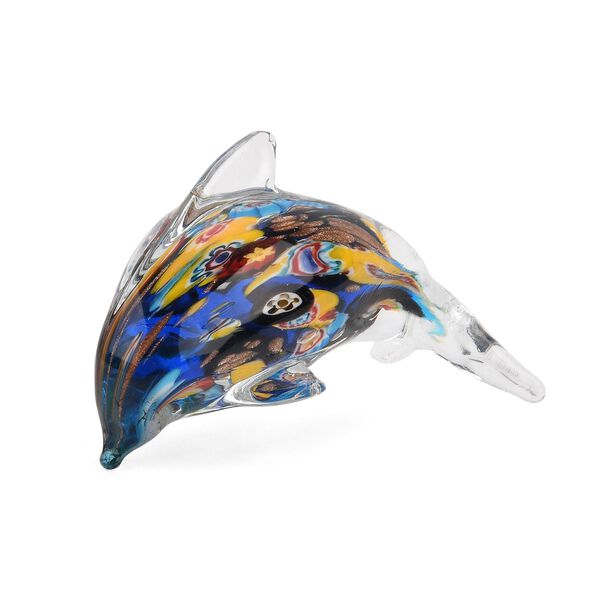 Glasfiguren Kollektion Delfin, 11 x 5.5 x 6.7 cm image number 0
