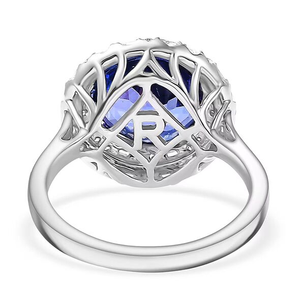RHAPSODY AAAA Tansanit und Diamant Ring in 950 Platin - 6,67 ct. image number 6
