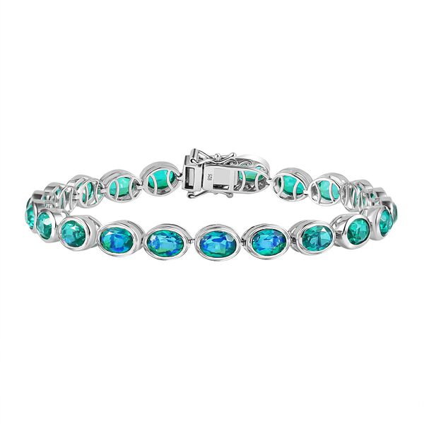 Pfau Quarz Triplett Armband image number 0