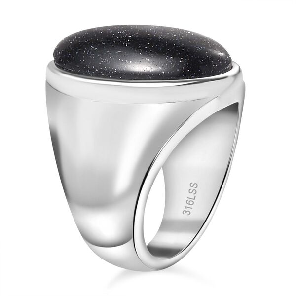 Blauer Sandstein-Ring - 9,66 ct. image number 5