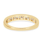 Diamant Half Eternity-Ring, SGL zertifiziert I2-I3 G-H, 375 Gelbgold  ca. 0,50 ct image number 4