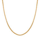 Reiner Edelstahl IP-Gelbbeschichtung Halskette ca. 60 cm ca. 16,00g