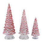 3er-Set Farbwechsel Baum, 3xAAA Batterie (nicht inkl.), Größe 7,2x20 cm, 9x26 cm und 11,5x30 cm, Rot image number 0