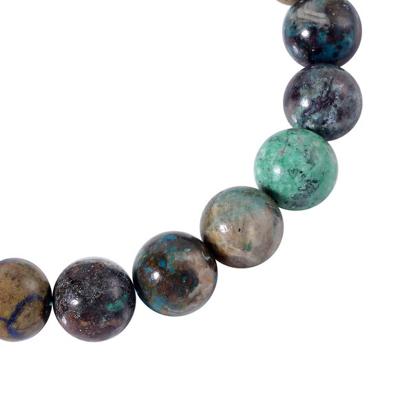 AAA Chrysokoll, Roter Granat Armband ca. 18 cm 925 Silber rhodiniert ca. 126.09 ct image number 3