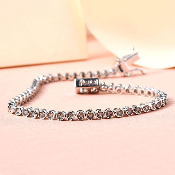 Diamant Armband, ca. 19 cm, 925 Silber platiniert ca. 0.50 ct image number 2