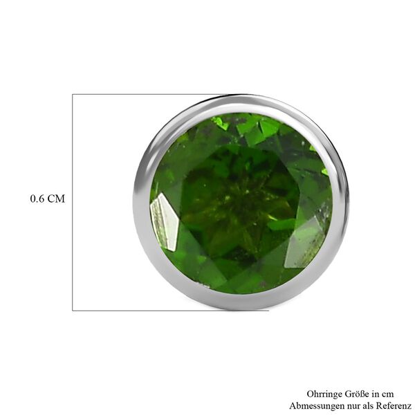 Natürliche Chromdiopsid-Ohrstecker - 0,94 ct. image number 6
