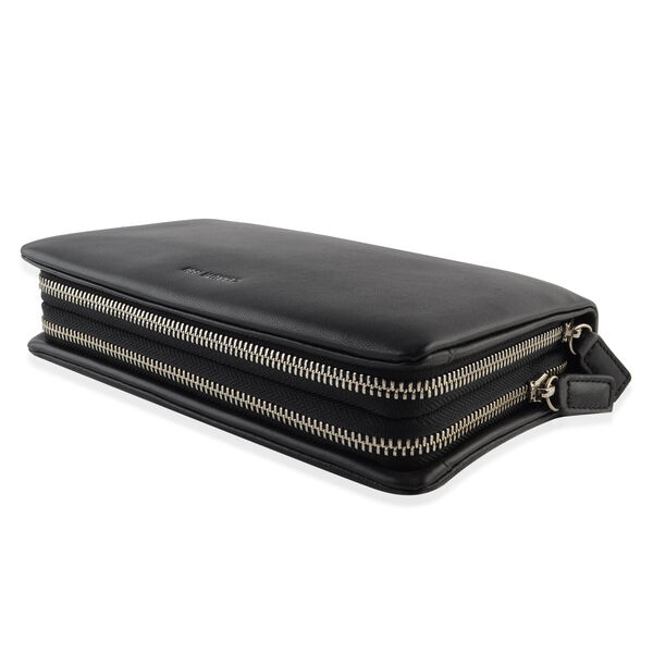 CERRUTI 1881: Leder Brieftasche, Schwarz image number 1