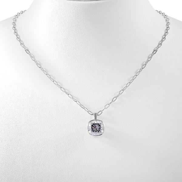 Moissanit Anhänger mit 45cm Kette - 7,24 ct. image number 7