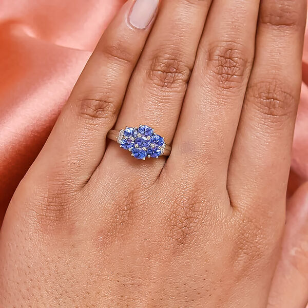 AA Tansanit Ring - 1,47 ct. image number 3