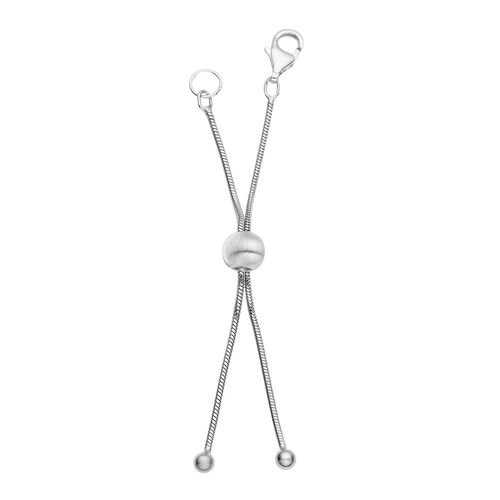 Kettenverlängerung, 925 Silber rhodiniert, ca. 1,35g image number 0