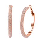 Weißer Kristall Ohrringe Reines Messing