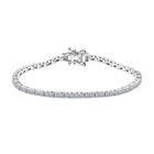 Lab Grown Diamant SI1-SI2-GH Armband ca. 19 cm 925 Silber ca. 3,20 ct.