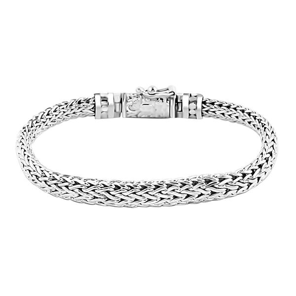 Royal Bali Kollektion- Borobudur Wickelring Trio und Tulang Naga Armband in 925 Silber image number 1