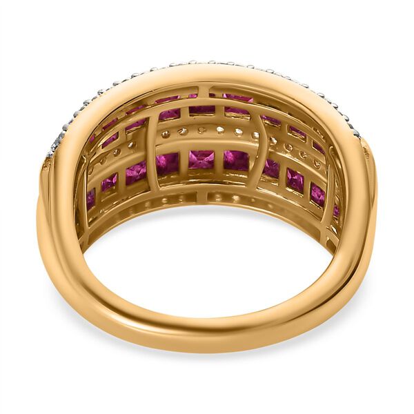 AAA Rubin und Zirkon Ring - 2,69 ct. image number 6