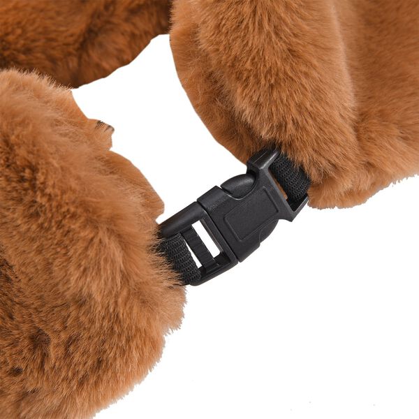 Kunstpelz Trapperm&uuml;tze mit Ohrenklappen, Braun image number 5