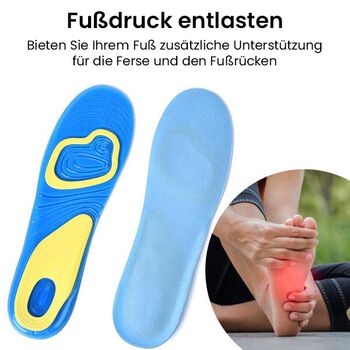 Anti-M&uuml;digkeits-Einlege-Gelsohlen