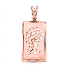 Barren Anhänger, 925 Silber 750 rosévergoldet