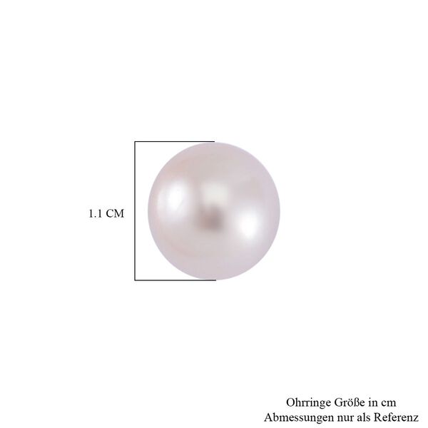 Weiße Edison Perle Ohrringe image number 7