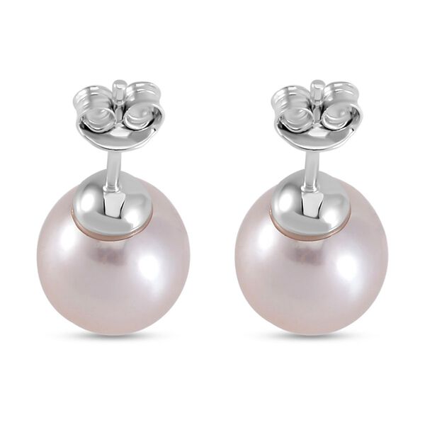 Weiße Edison Perle Ohrringe image number 6