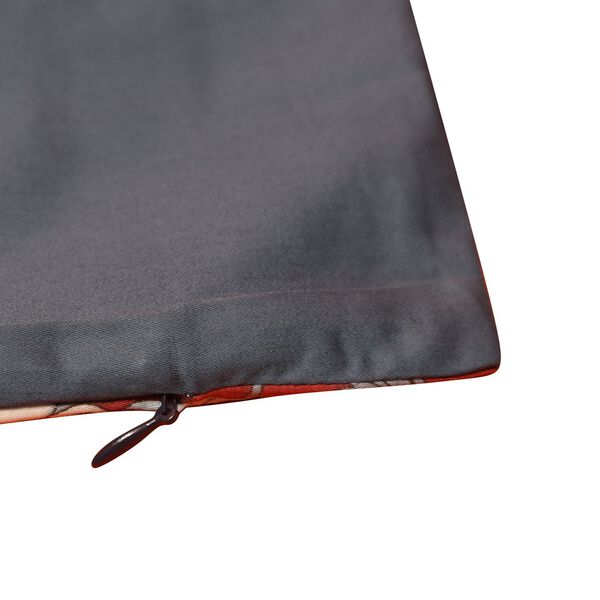 4-teiliges 100% Maulbeerseide Steppdecken-Set, Braun image number 5