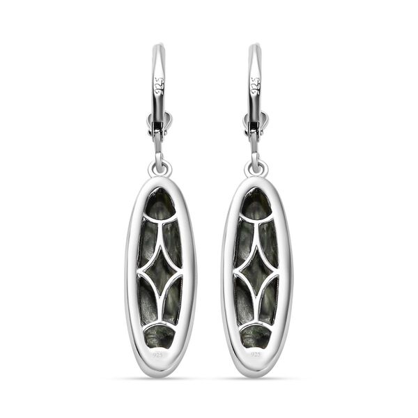 Sibirische Seraphinite-Ohrringe - 9,86 ct. image number 4