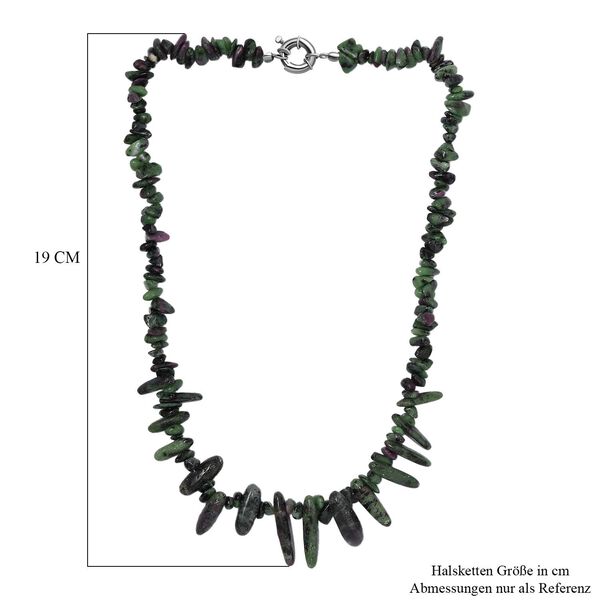 Rubin Zoisite Halskette, 50 cm - 295 ct. image number 5