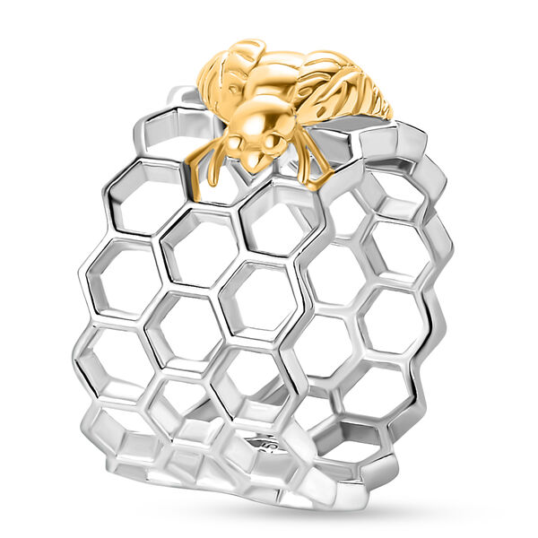 Zweifarbiger Bienenstock-Ring image number 5