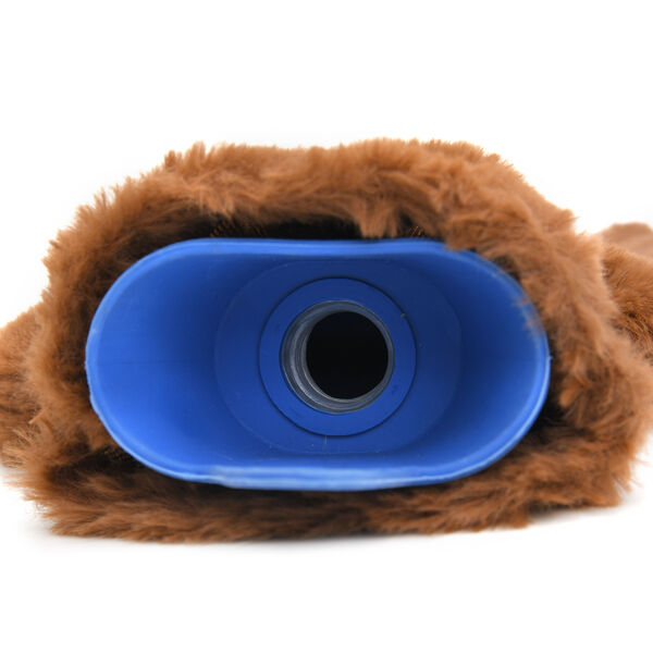 2er-Set W&auml;rmflasche mit Pl&uuml;schbezug, 2000ml und 1 Paar rutschfeste Haus Socken mit Sherpa Futter, Einheitsgr&ouml;&szlig;e 18x32 cm&nbsp; image number 5