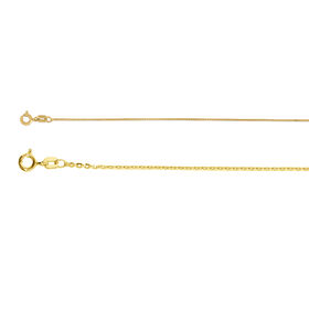 2er-Set, italienische Venezianer- und Belcher-Kette, 50cm
