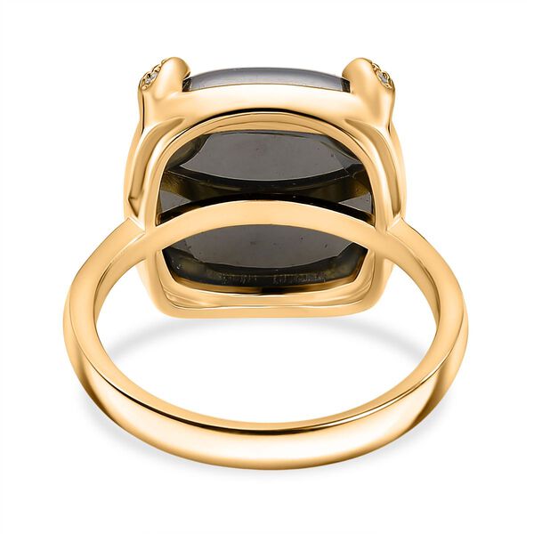 Terahertz Ring Nickelfreies Messing vergoldet (Größe 18.00) ca. 10.00 ct image number 4