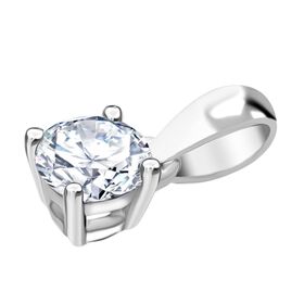 LUXURIANT SGL zertifizierter VS-EF Labor Diamant Anh&auml;nger in 950 Platin - 0,25 ct.
