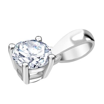 LUXURIANT SGL zertifizierter VS-EF Labor Diamant Anh&auml;nger in 950 Platin - 0,25 ct.