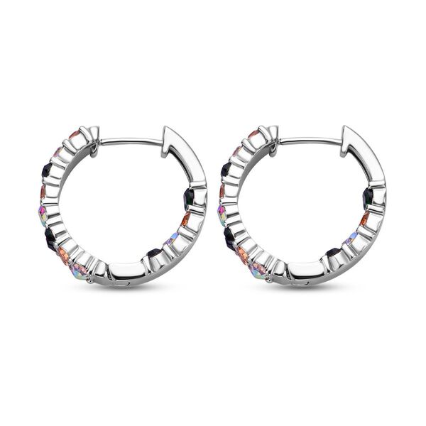 Mehrfarbige Kristall-Ohrringe - 10 ct. image number 4